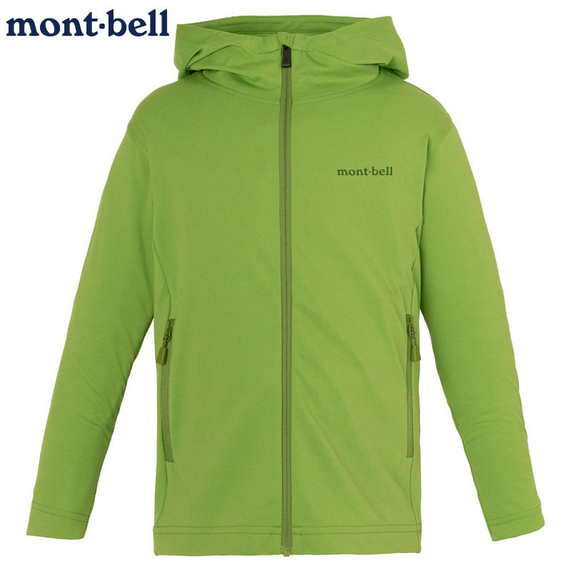 montbell儿童连帽防晒衣户外速干