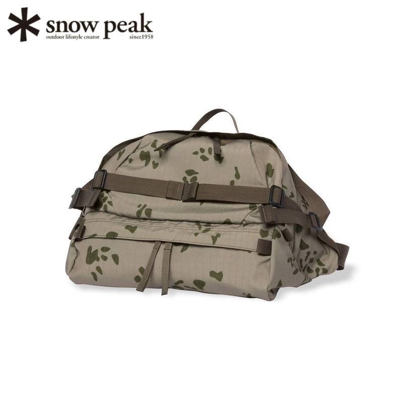 日本snowpeak雪峰反光夜间迷彩包