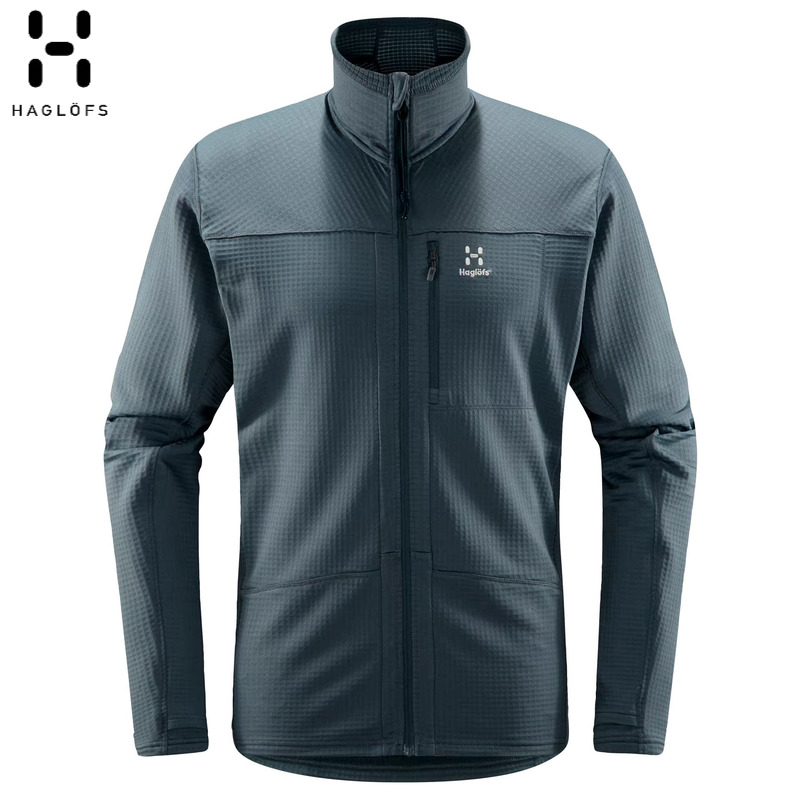 Haglofs火柴棍吸汗透气抓绒衣