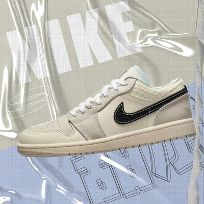 Jordan女款篮球鞋低帮皮革复古