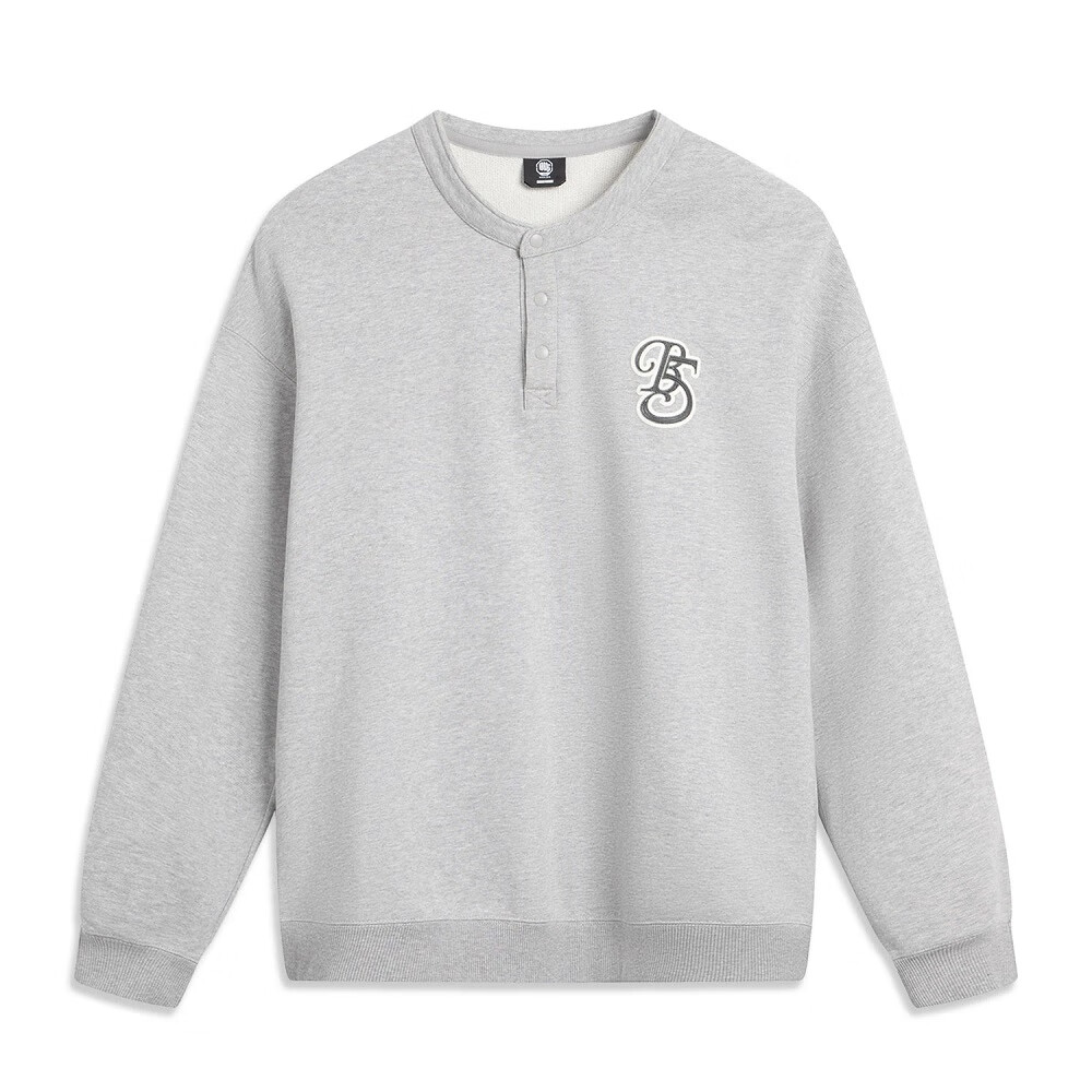 李宁卫衣男装2025秋冬反伍BADFIVE加绒保暖宽松套头衫AWDV865