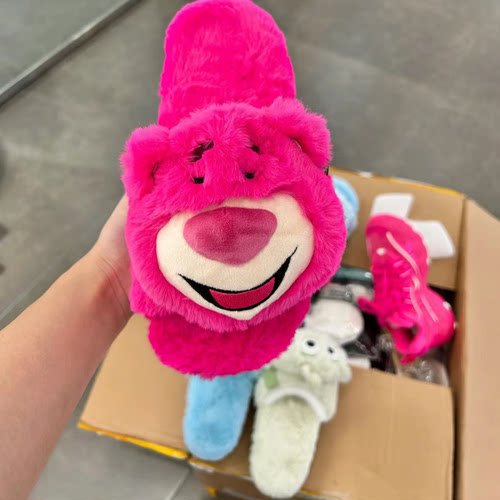 李宁迪士尼联名疯狂动物熊拖鞋