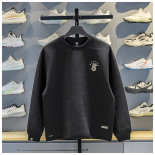 李宁圆领卫衣男装2025秋冬反伍宽松透气套头运动上衣AWDV861