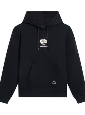 李宁卫衣男X Phil Hackett联名系列男子宽松连帽卫衣AWDRH97