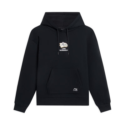 李宁卫衣男X Phil Hackett联名系列男子宽松连帽卫衣AWDRH97