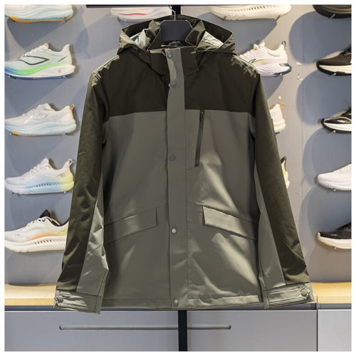 李宁运动风衣男款夹克衫2025秋冬保暖上衣大码连帽外套AFDVC63