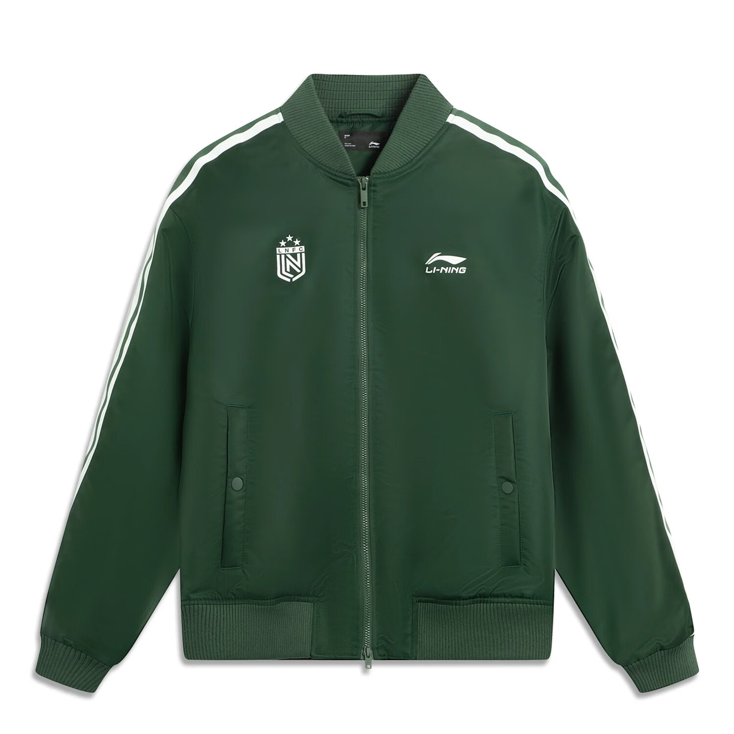 李宁飞行夹克男运动服2025秋冬宽松棉服保暖上衣棒球服AJMV295