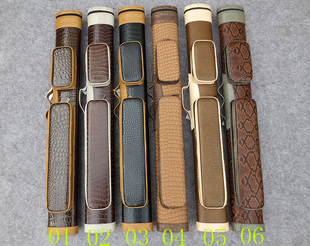 高档4/6九球杆桶 台球四/六孔杆筒 美式杆包 黑八杆袋1/2黑8球桶