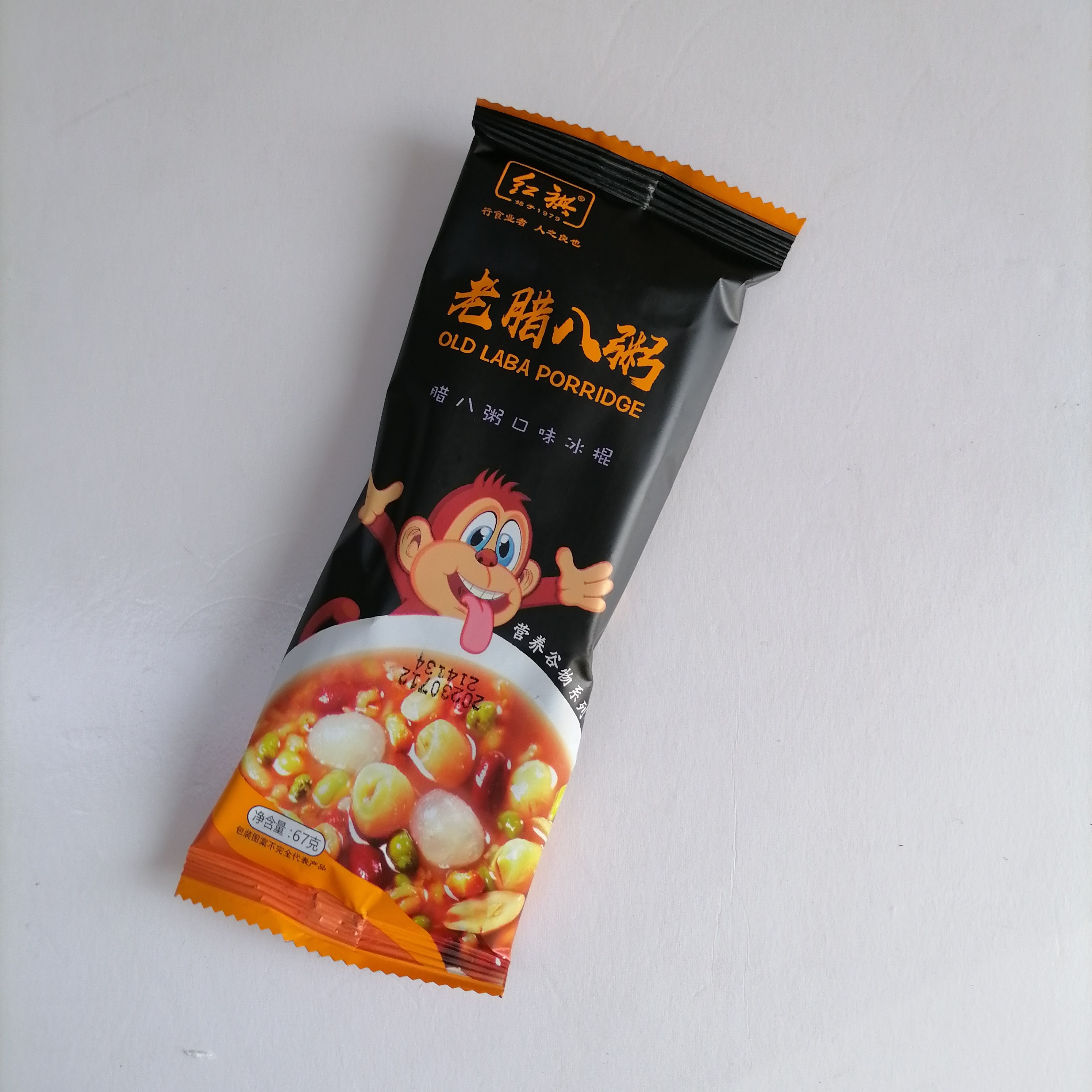 红旗老腊八粥腊八粥口味冰棍67克/支