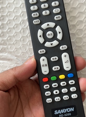 适用于SAMYON三羊电视机遥控器RE-3268 32B E32A1900 50C E32A