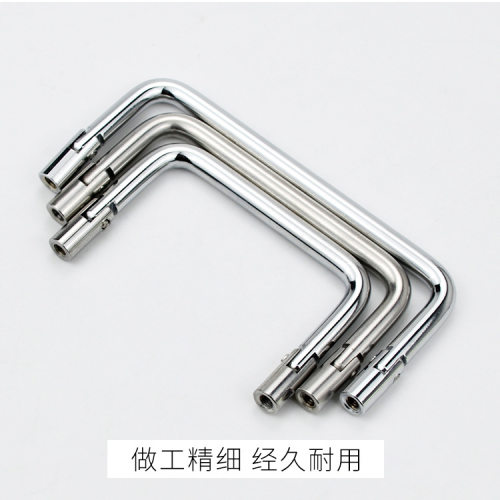 304不锈钢折叠拉手铁镀铬工具箱提手LS503实心活动把手LS509拉手