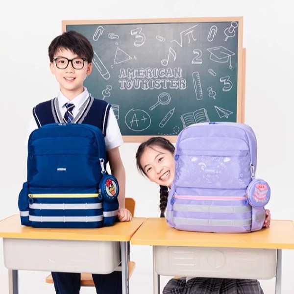 美旅放心书包NK2大容量4-6年级轻巧减负小学生男女高颜值书包