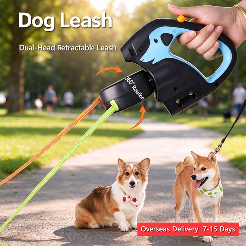 DualDoggieTwoDogLeash