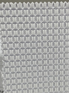 草编纹编织方格子 无缝墙布 R10 立体灰色米色书房 卧室 餐厅酒店