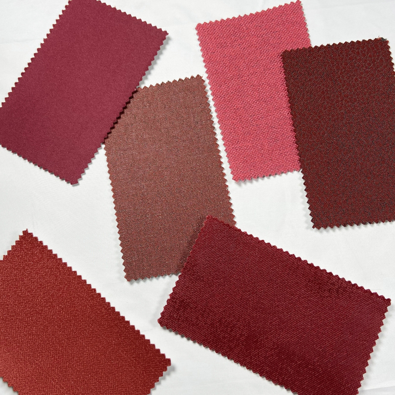 京三木 玫瑰红胭脂红中国红墙布合集 法式红色系卧室客厅背景墙