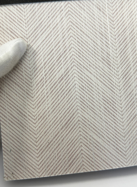 4厘米宽人字纹鱼骨纹 软硬包柜门扪布面料 灰蓝紫色 纱线 酒店 Q9