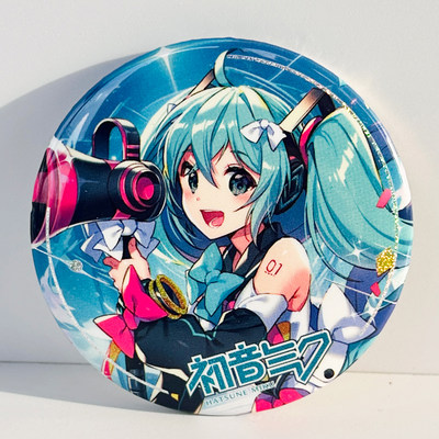 75mm初音未来予梦miku周边双闪吧唧徽章谷子二次元动漫