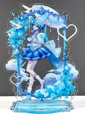 初音未来二次元动漫周边 亚克力立牌F miku桌面摆件 045