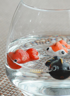 药师窑日本可爱风漂浮桌面摆件
