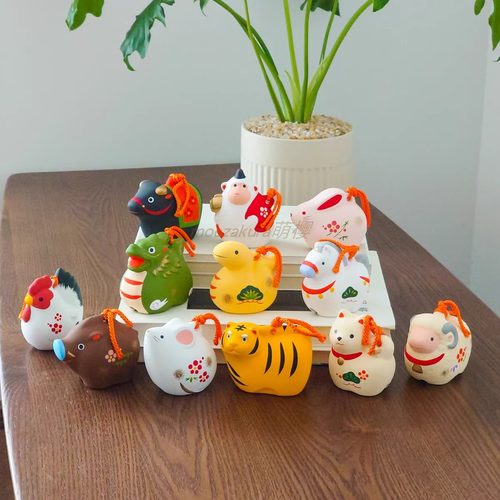 装饰摆件药师窑陶土生肖摆件