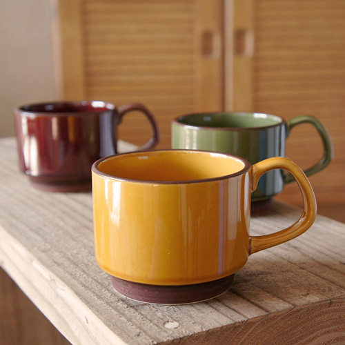 日本进口  复古北欧简约陶瓷餐具牛奶马克杯 咖啡杯 送礼办公室