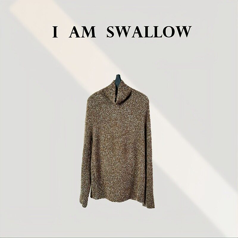 【A/M Swallow】高领毛针织衫