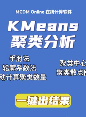 K-Means聚类分析及可视化工具