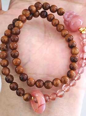 貔貅文玩手串手链玛瑙时尚百搭