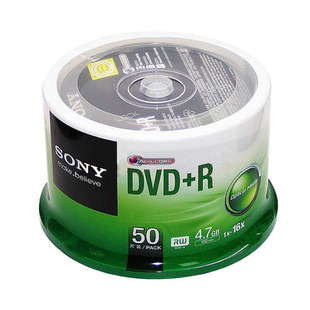sony索尼原装行货dvd+-r光盘刻录光盘4.7g刻录盘50片空白dvd光盘