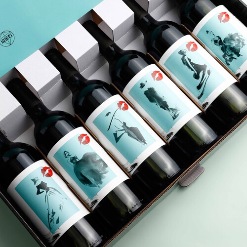 艺术酒标 酿酒名家|智利蒂芙尼蓝Carmenere卡曼尼干红 葡萄窖主