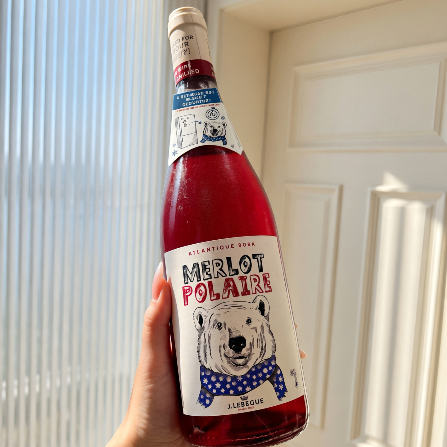 【不涩 清透多汁】法国极地小熊梅洛Merlot Polaire干红 葡萄窖主 - 实物图