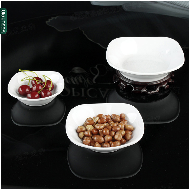 丰美密胺仿瓷四方小碗 6寸小菜碟 调料碗调味碗凉菜盘配菜碗P111,餐饮具,碗,淘宝优惠券,粉丝福利购,淘宝优惠卷