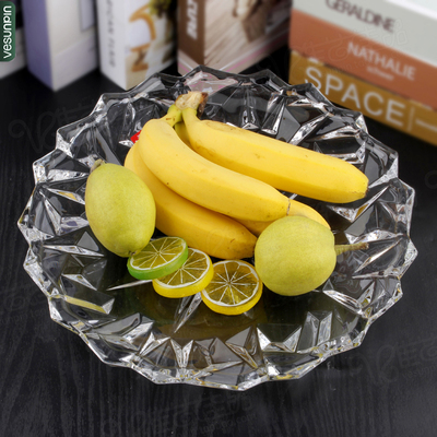 透明欧式风餐厅玻璃盘