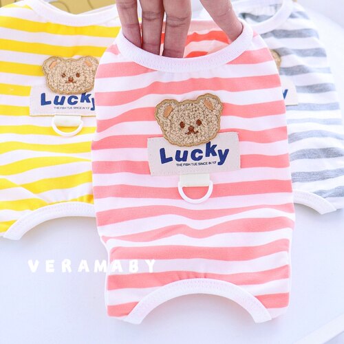 狗狗衣服宠物猫咪服装春夏家居服小型犬泰迪比熊薄款女宝包肚背心