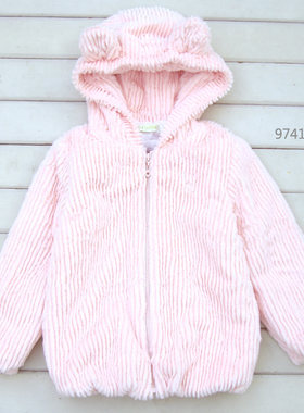 棉衣棉服棉袄休闲款粉色连帽外套