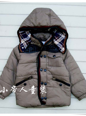 双11价正品小熊摩罗冬装61289男童活帽棉衣服棉袄外套100-140