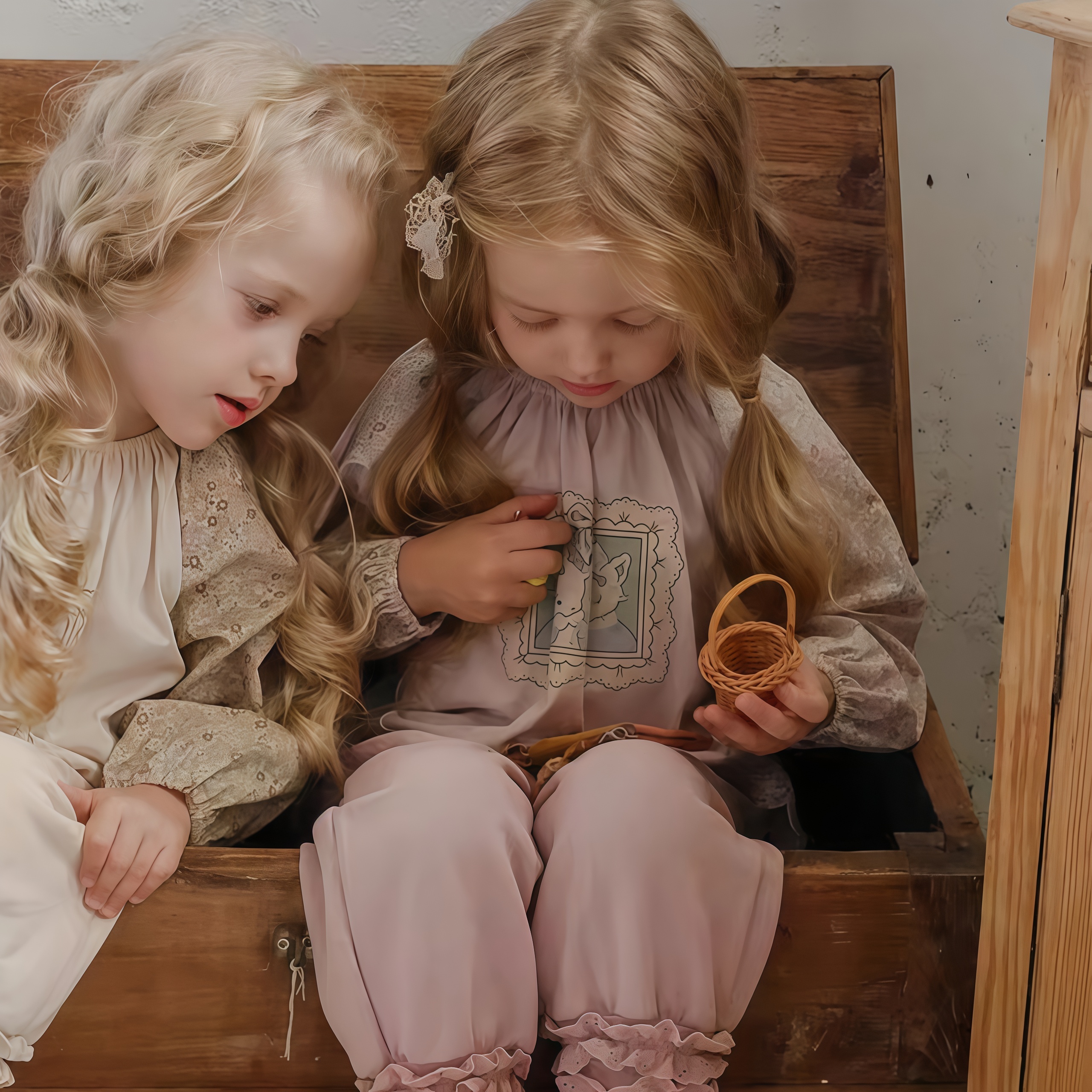 2025秋季新款草莓珊韩国儿童女孩