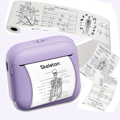 Portable mini thermal label printer.便携家用热敏标签打印机