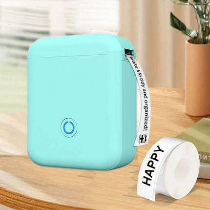 Small thermal label printer printing price name蓝牙标签打印