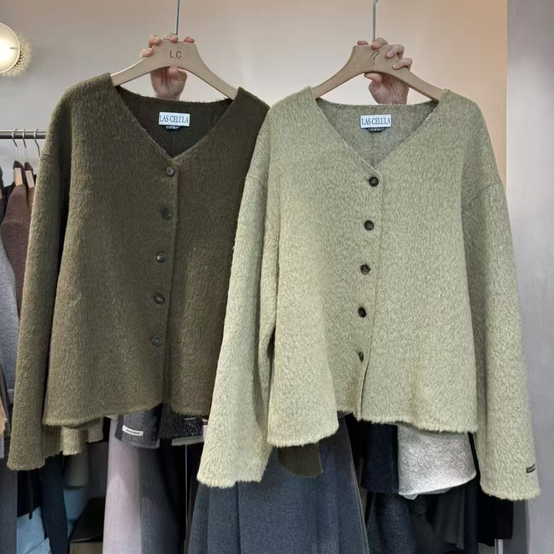 双面苏力羊毛大衣外套女宽松上衣