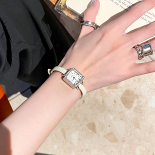 小方糖手表女款 女士手表小巧精致 轻奢小众简约气质女表品牌正品