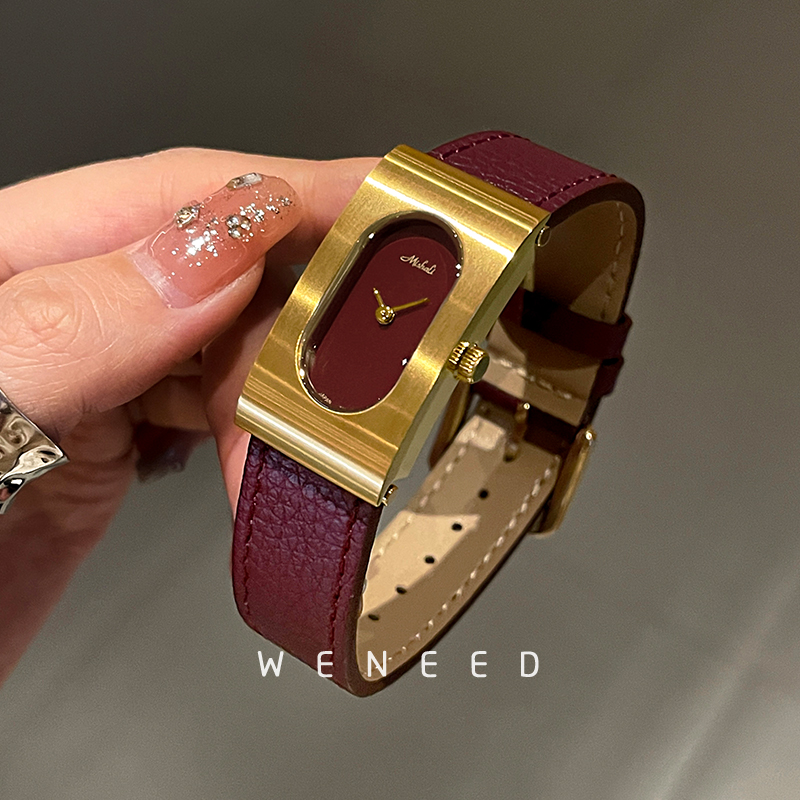 圣诞红手表女款复古高级感