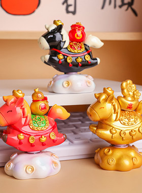 2026新年可爱生肖马吉祥物玩偶马