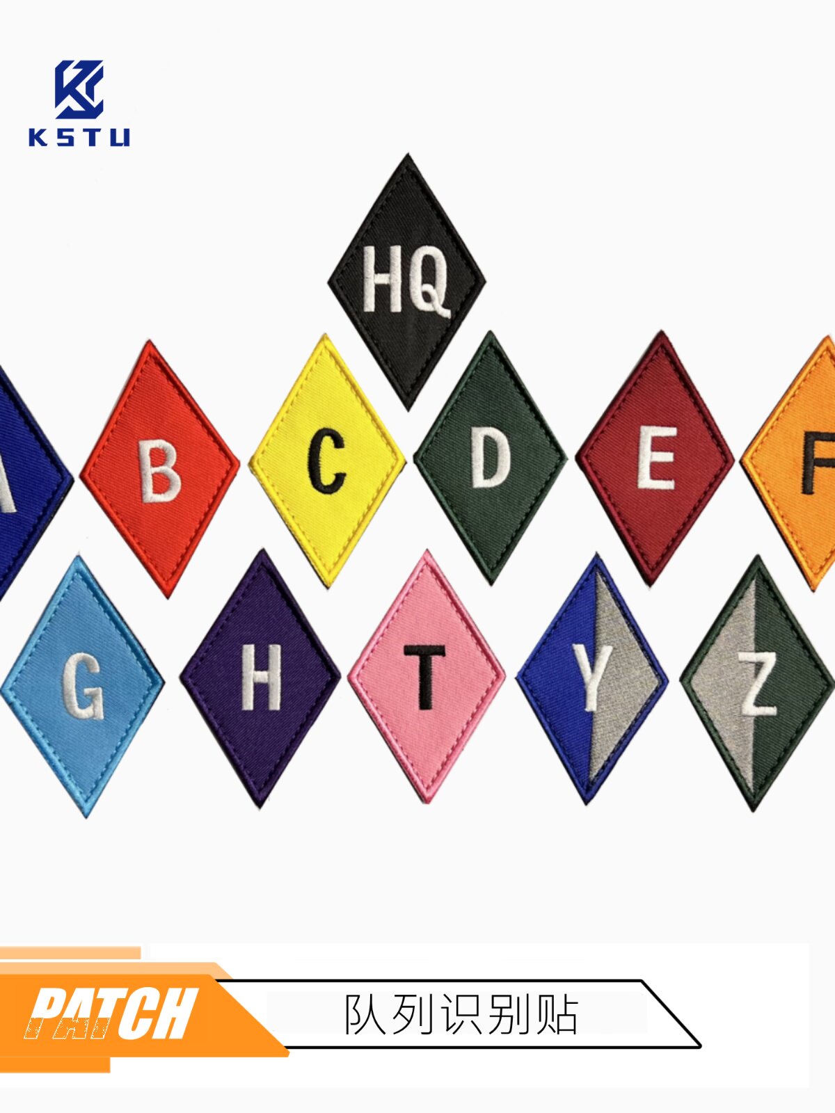KSTU PAGING NUMBER VELCRO ARMBLE BACKPACK BADGE VEST TACTICAL HELMET 6B9 STICKER VEST IDENTIFICATION BADGE