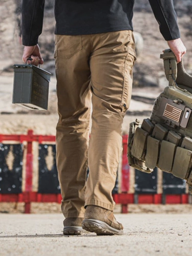 Тактические мужские эластичные штаны, облегающий крой