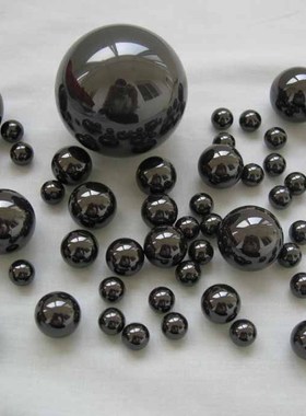 自行车花鼓珠子 氮化硅陶瓷珠子 Si3N4陶瓷珠 6.35mm 1/4 黑色