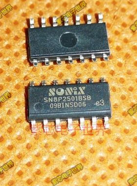 SN8P2501B SN8P2501BSB SONIX 全新原装松翰8位微控制器 SOP-14