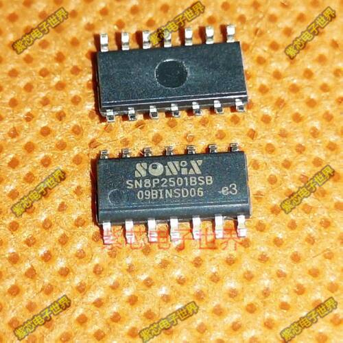SN8P2501B SN8P2501BSB SONIX 全新原装松翰8位微控制器 SOP-14