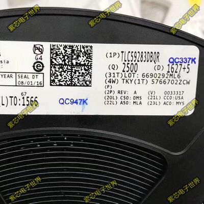 全新原装现货TLC59283DBQR 封装SSOP-24贴片丝印TLC59283逻辑芯片