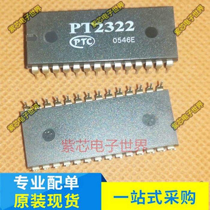 进口原装PT2323 PT2322 PTC 直插DIP-28 音频处理芯片   直拍